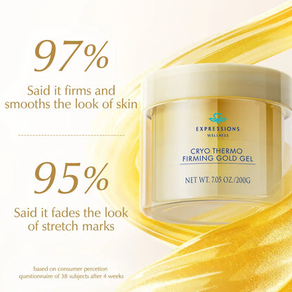 15-Day Smooth the Appearance of Cellulite ,Sculpting & Tightening Burn Gold Massage Cream | Cryo Thermo Firming Gold Gel for Belly Thigh Butt & Arm Firming Toning Moisturizing Sculpting & Smoothing|Unisex Body Contouring Treatment for Men & Women |200 G